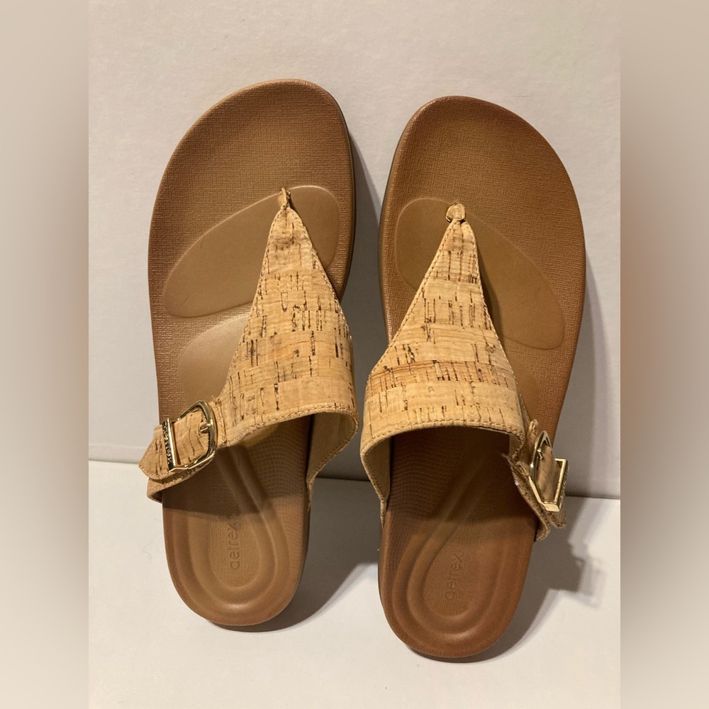Aetrex Rita Cork Sandals size 9-9.5
